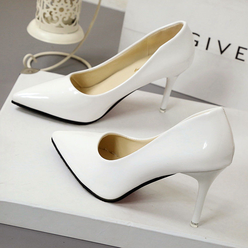 Black Sole High Heels