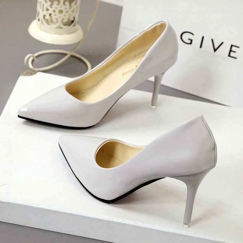 Black Sole High Heels